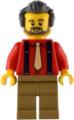 H. Jollie's Music Store Owner minifigure
