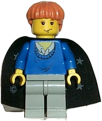 Ron Weasley - Blue Sweater, Black Cape with Stars minifigure