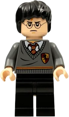 Harry Potter - Gryffindor Stripe and Shield Torso, Black Legs minifigure