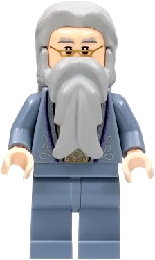 Albus Dumbledore - Sand Blue Outfit with Silver Embroidery minifigure