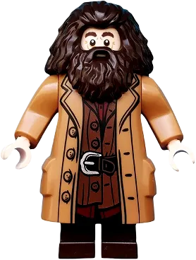 Rubeus Hagrid - Medium Nougat Topcoat with Buttons minifigure