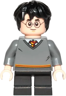 Harry Potter - Gryffindor Sweater, Black Short Legs minifigure