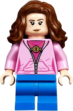 Hermione Granger - Bright Pink Jacket with Time Turner Necklace minifigure