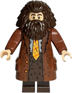 Rubeus Hagrid - Reddish Brown Topcoat with Buttons minifigure