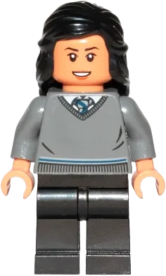 Cho Chang - Dark Bluish Gray Ravenclaw Sweater without Crest, Black Legs minifigure