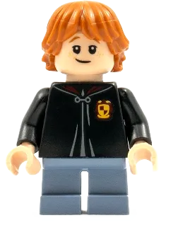 Ron Weasley - Black Torso Gryffindor Robe minifigure