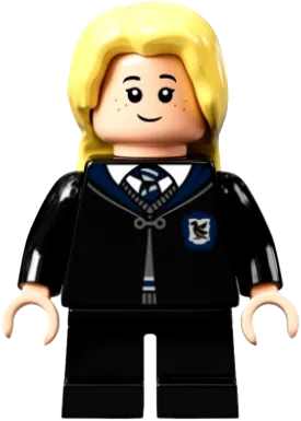 Luna Lovegood - Ravenclaw Robe, Black Short Legs minifigure