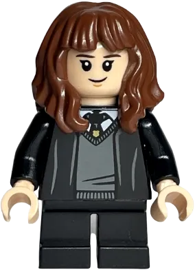 Hermione Granger - Hogwarts Robe, Black Tie minifigure