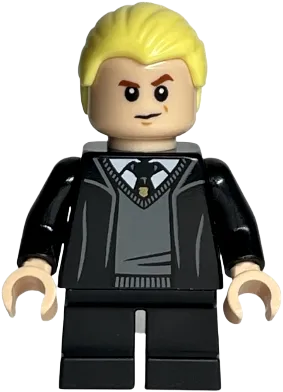 Draco Malfoy - Hogwarts Robe, Black Tie minifigure