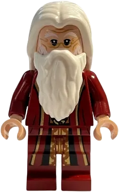 Albus Dumbledore - Dark Red Robe, White Hair minifigure