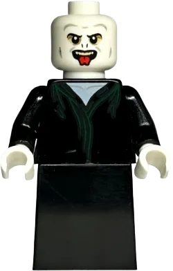 Lord Voldemort - White Head, Black Skirt, Tongue minifigure