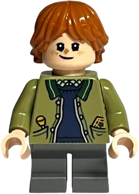 Ron Weasley - Olive Green Jacket minifigure