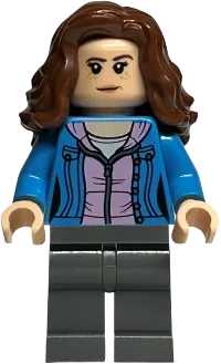 Hermione Granger - Dark Azure Jacket over Bright Pink Hoodieimage