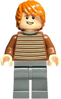 Ron Weasley - Reddish Brown Striped Sweater minifigure
