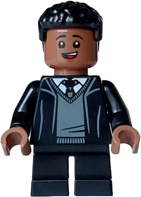 Dean Thomas - Hogwarts Robe, Black Tie minifigure
