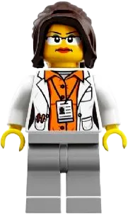 Research Scientist Female - White Lab Coat minifigure