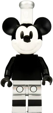 Mickey Mouse - Grayscale, Steamboat Willie minifigure