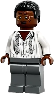 Ray Arnold - White Striped Shirt with Tie minifigure