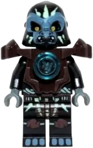 Gorzan - Dark Brown Heavy Armor minifigure