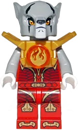 Worriz - Fire Chi, Armor minifigure