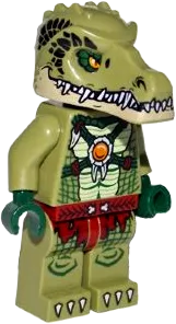 LEGO CHIMA Crocodile Warrior 1 Minifig loc122 SetDB