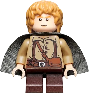 LEGO The Lord of the Rings Samwise Gamgee Sam, Dark Bluish Gray Cape