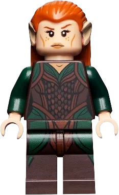 Tauriel - Dark Green and Dark Brown Outfit minifigure
