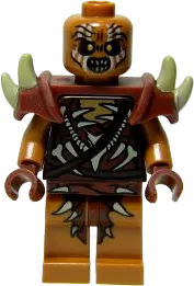 Gundabad Orc - Bald with Shoulder Spikes minifigure