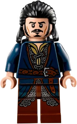 Bard the Bowman - Silver Buckle and Shirt Grommets minifigure