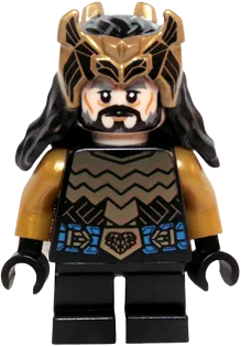 Thorin Oakenshield - Gold Armor and Crown minifigure