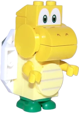 Koopa Troopa - Scanner Code with Yellow Lines minifigure
