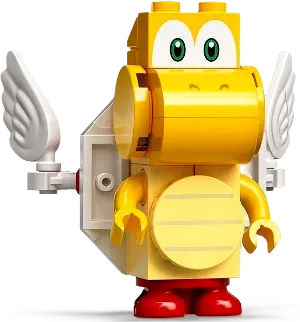 Koopa Troopa - Paratroopa, Scanner Code with Blue Lines minifigure