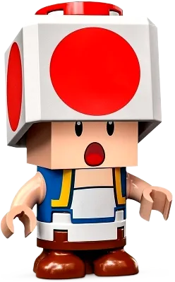Surprised Toad LEGO Super Mario Toad Surprised • Minifig mar0095 • SetDB