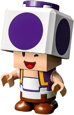 Purple Toad - Super Mario, Series 5 (Character Only) minifigure