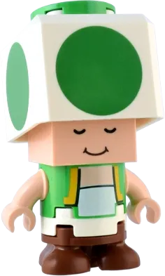 Green Toad - Super Mario, Series 6 (Character Only) minifigure