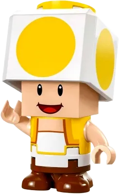 Yellow Toad - Standing minifigure