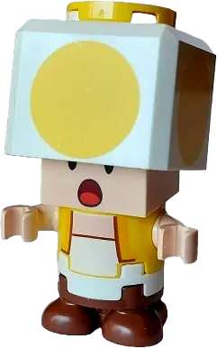 Surprised Toad LEGO Super Mario Yellow Toad Surprised • Minifig mar0189