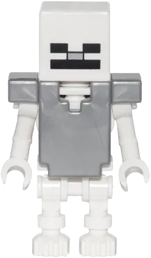 Skeleton - Minecraft, Flat Silver Armor minifigure