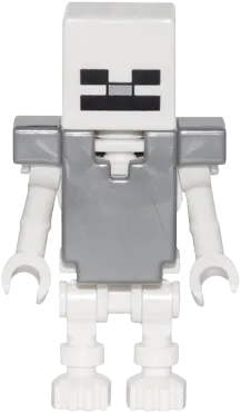 Skeleton - Minecraft, Flat Silver Armor minifigure