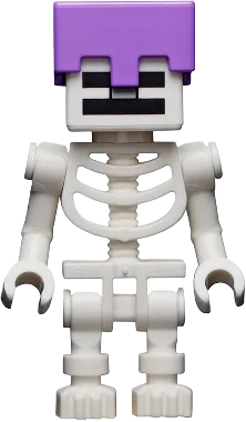 Skeleton - Minecraft, Medium Lavender Helmet minifigure