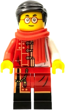 Mr. Tang - Red and White Jacket minifigure