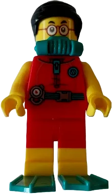 Mr. Tang - Red Diving Suit minifigure