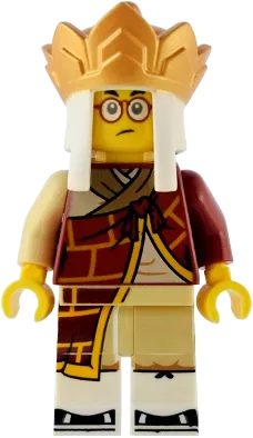 Mr. Tang - Dark Red Robe, Gold Headdress minifigure