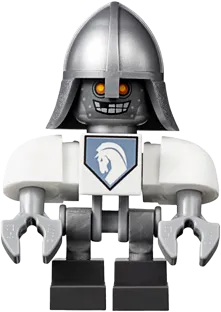 Lance Bot - White Shoulders, Flat Silver Helmet minifigure