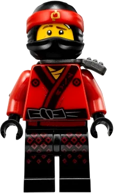 Kai - The LEGO Ninjago Movie, Pearl Dark Gray Katana Holder minifigure