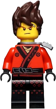 Kai - The LEGO Ninjago Movie, Hair, Flat Silver Scabbard minifigure