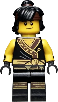 Cole - The LEGO Ninjago Movie, Arms with Cuffs, Hair minifigure