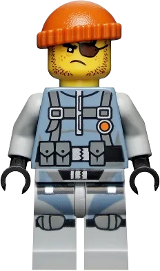 Shark Army Thug - Small Knee Plates minifigure