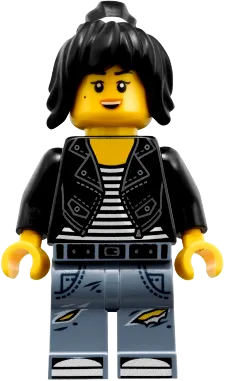 Nya - Leather Jacket and Jeans High School Outfit minifigure