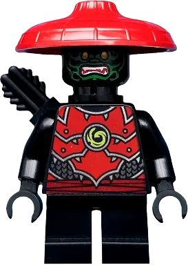 Stone Army Scout - Green Face minifigure